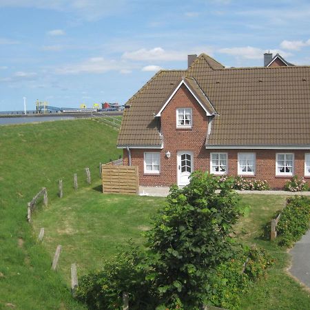 Direkt Am Deich - Ferienwohnung Amrum Im Gaestehaus Am Badedeich Dagebüll المظهر الخارجي الصورة