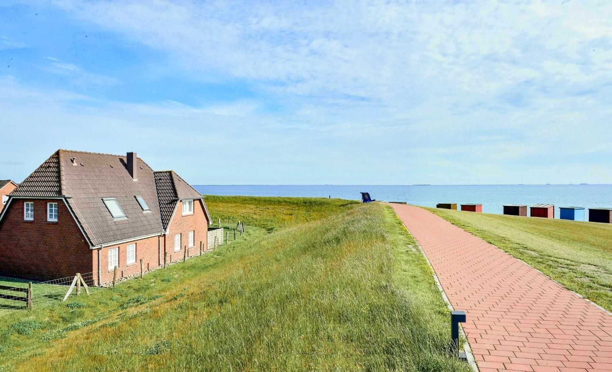 Direkt Am Deich - Ferienwohnung Amrum Im Gaestehaus Am Badedeich Dagebüll المظهر الخارجي الصورة